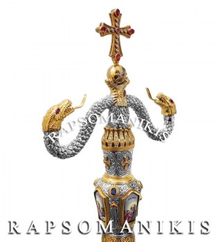 Ασημένια Αρχιερατική Ράβδος